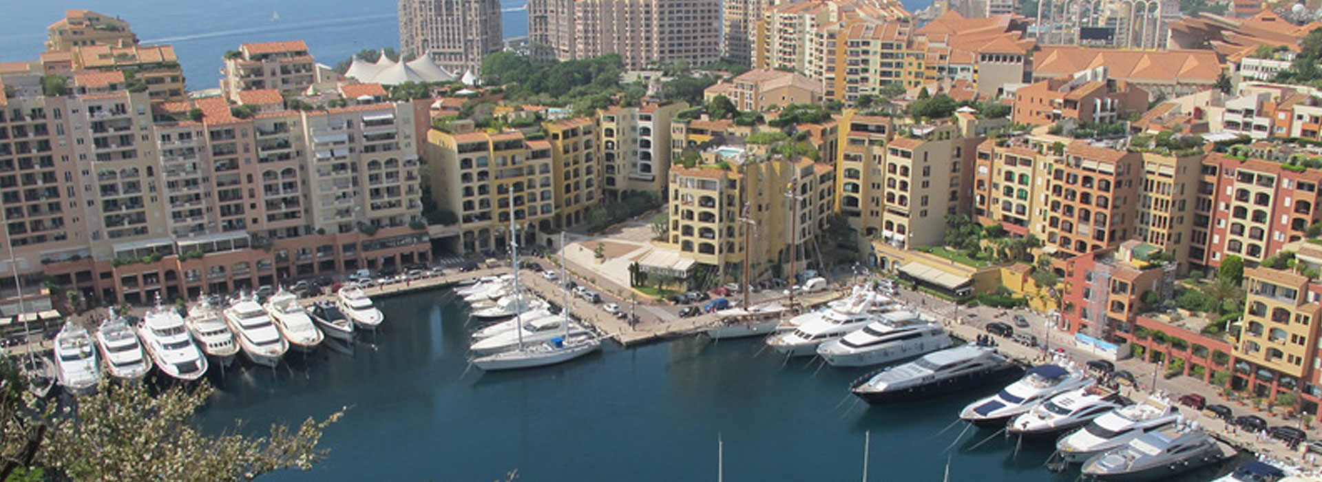 Blick auf den Hafen von Monaco - Côte d'Azur - Frankreich